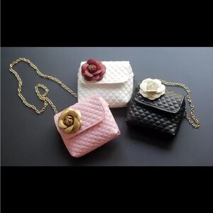 Alesa miracle kids girl, quilted leather Crossbody handbag